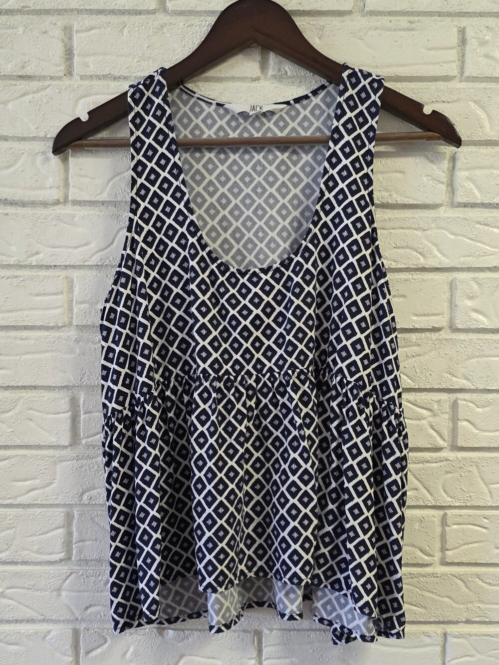 Jack by BB Dakota Racerback Peplum Tank Top